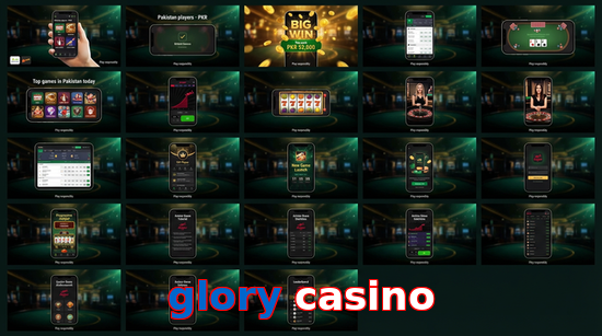 Main screen of Glory Casino bet page for PK players