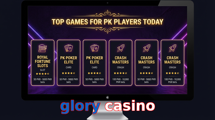 Payment and PKR controls in Glory Casino