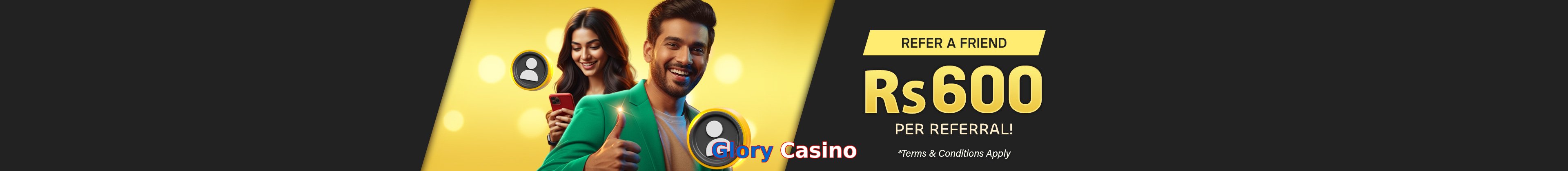 Glory Casino game app for Pakistan players