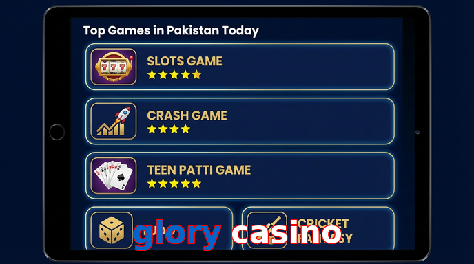Payment and PKR controls in Glory Casino