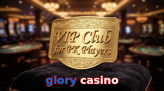 Main screen of Glory Casino vip page for PK players