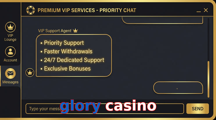 Payment and PKR controls in Glory Casino